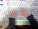 手前が娘用キーボード